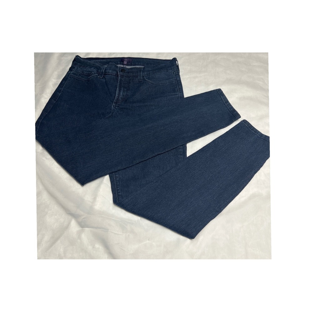 NYDJ Lift & Tuck‎ Slim Fit Jeans Women's Size 6 Dark Wash Denim Pant